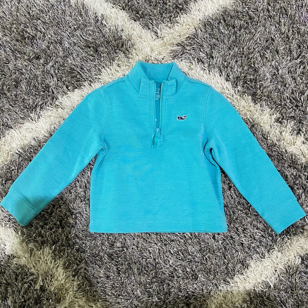 New! Boys 2T vineyard vines 1/4 zip pullover